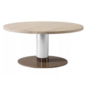 & Tradition JH20 Mezcla Round Coffee Table - Wood