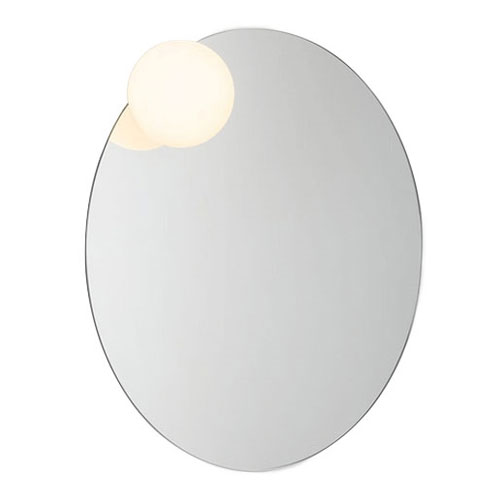 Estiluz Circ Mirror with Lamp, Round