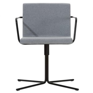 Inclass Aln Chair with Arms, Central Base