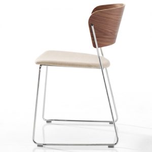 Inclass Arc Chair, Upholstered Seat