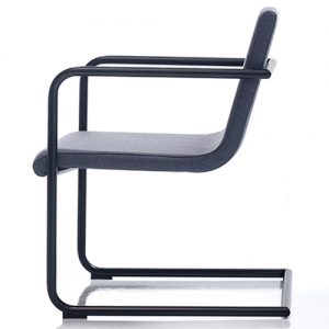 Inclass Etnia Lounge Chair with Arms, Cantilever Base