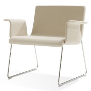 Inclass Etnia Lounge Chair with Upholstered Arms