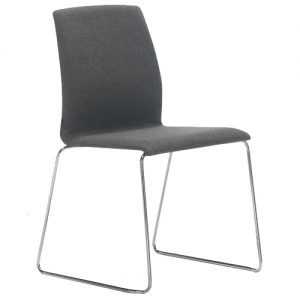 Inclass Ginger Chair, Upholstered, Sledge Base