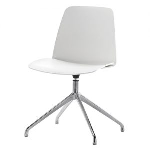 Inclass Unnia Chair, Swivel Aluminium Base