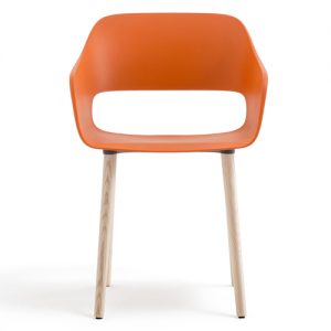 Pedrali Babila Chair, Wood Legs
