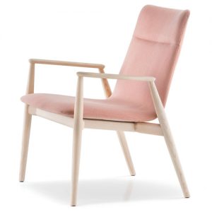 Pedrali Malmo Relax Lounge Chair, Upholstered