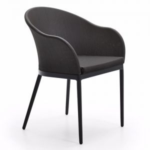 Varaschin Saia Chair with Arms, Upholstered