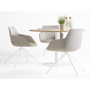 Dunas XS Chair with Arms - Swivel