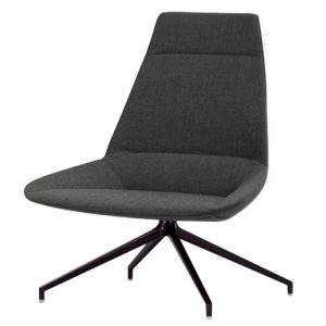 Inclass Dunas XL High Back Lounge Chair, Swivel Base