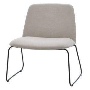 Inclass Unnia Soft Lounge Chair, Sled Base
