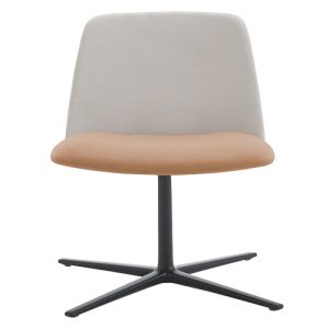 Inclass Unnia Soft Lounge Chair, Swivel Base