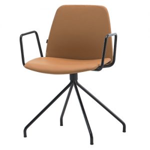 Inclass Unnia Tapiz Chair with Arms, Swivel Base