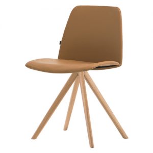 Inclass Unnia Tapiz Chair, Wood Base