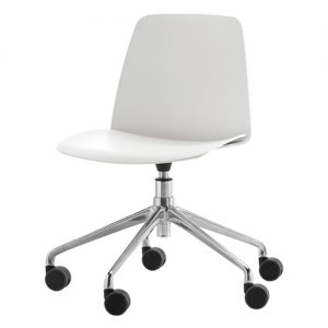 Inclass Unnia Work Chair, Aluminium Base