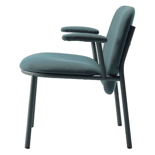 Ondarreta Lana Metal Lounge Chair with Arms