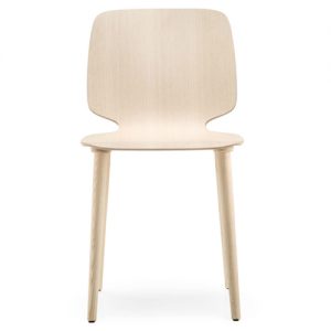 Pedrali Babila Chair - Wood, Wooden Legs