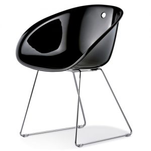 Pedrali Gliss Chair, Sledge Base