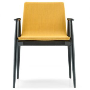Pedrali Malmo Chair with Arms, Upholstered