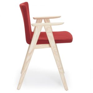 Pedrali Osaka Chair with Arms, Upholstered