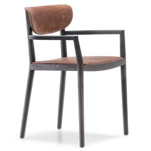 Pedrali Tivoli Chair with Arms, Upholstered