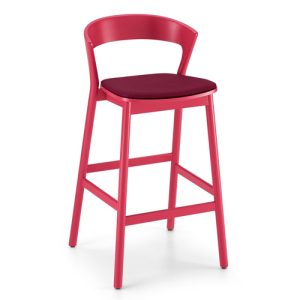 Edith High Stool - Upholstered