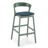 Edith High Stool - Upholstered