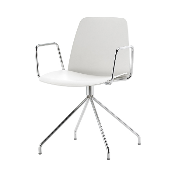Unnia Chair with Arms - Swivel Base