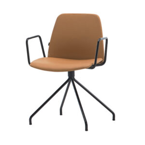 Unnia Tapiz Chair with Arms - Swivel Base