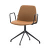 Unnia Tapiz Chair with Arms - Swivel Aluminium Base
