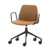 Unnia Tapiz Work Chair with Arms - Aluminium Base