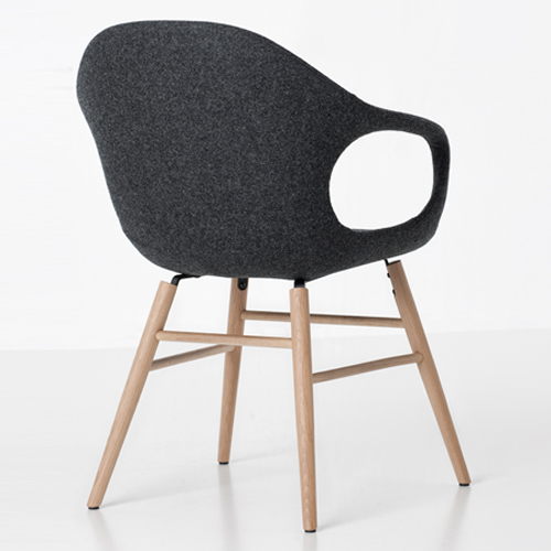 Elephant Chair, Upholstered, Wood Legs