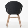 Elephant Chair, Upholstered, Wood Legs