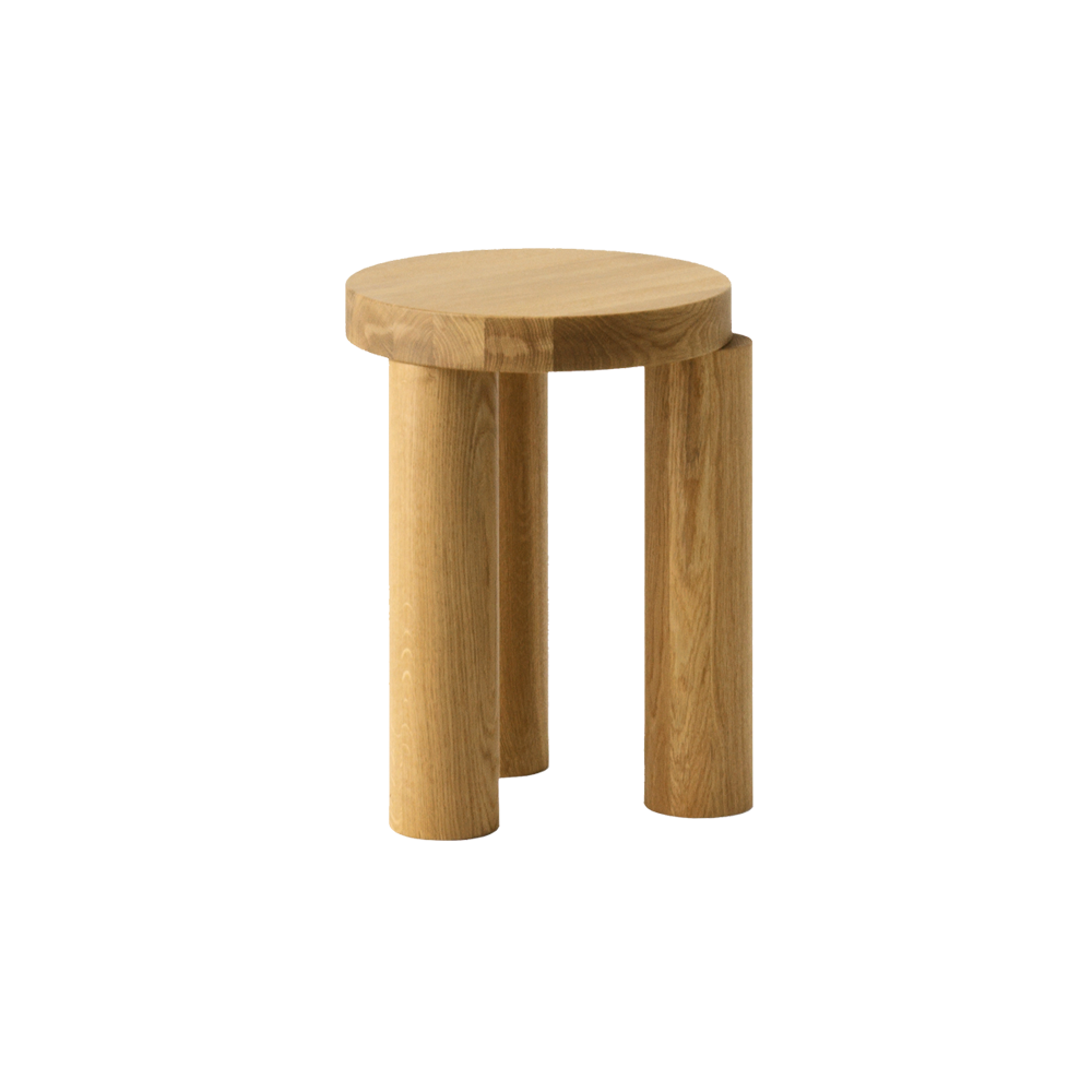 Offset Side Table/ Stool