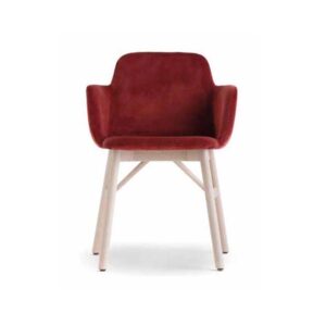 Bardot Chair with Arms - Wood