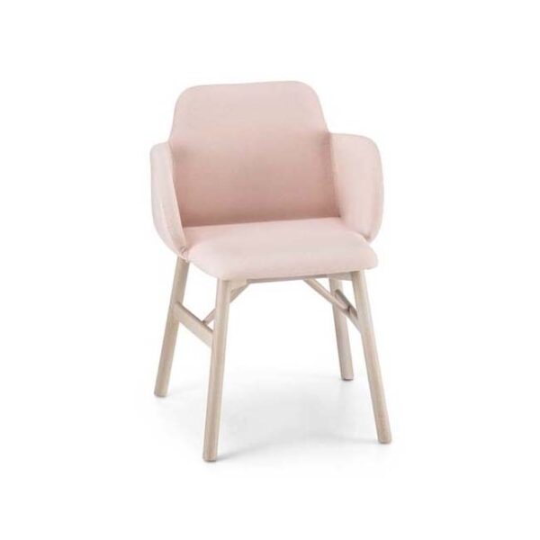 Bardot Chair with Arms - Wood