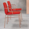 Bardot Chair with Arms - Tube