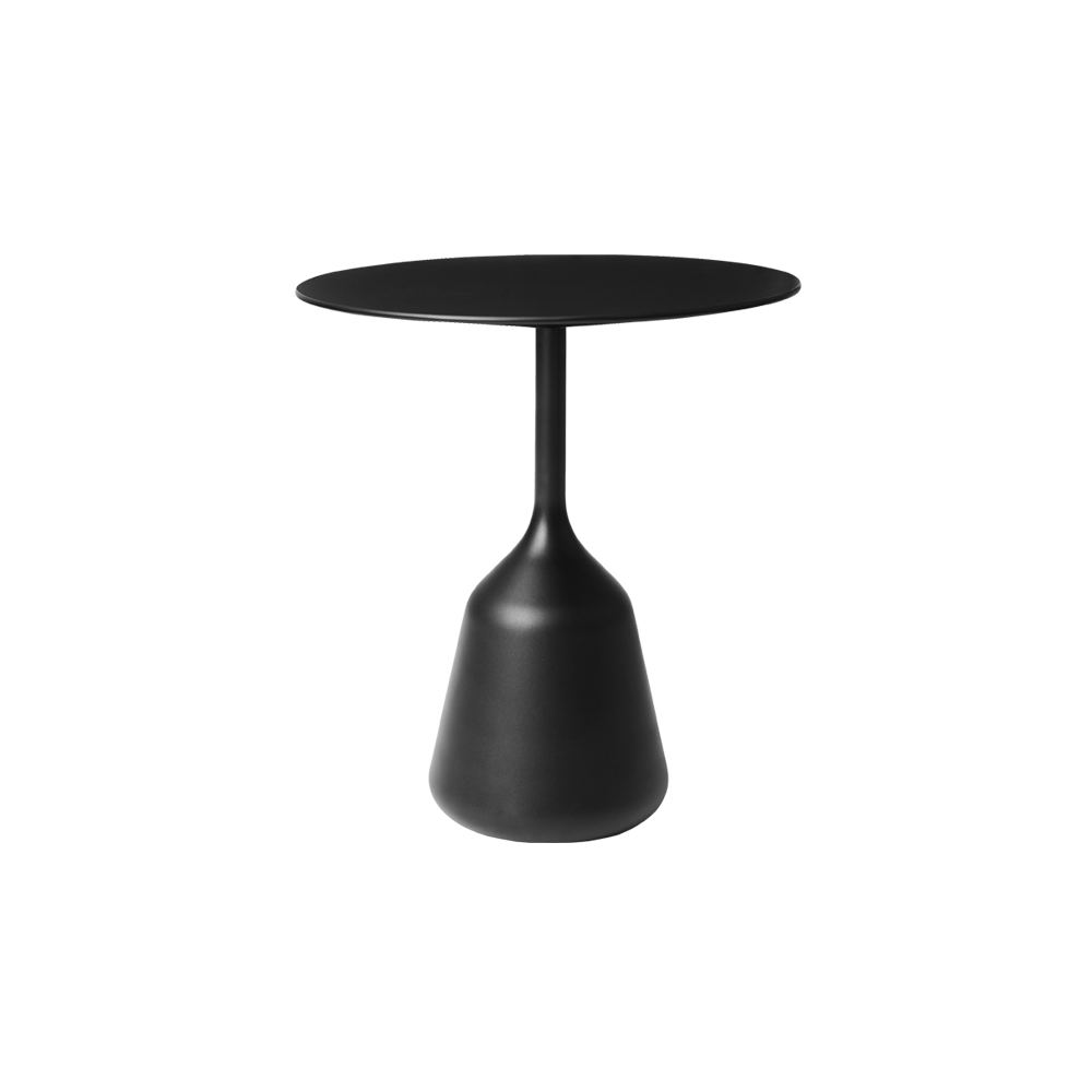 black lamp table