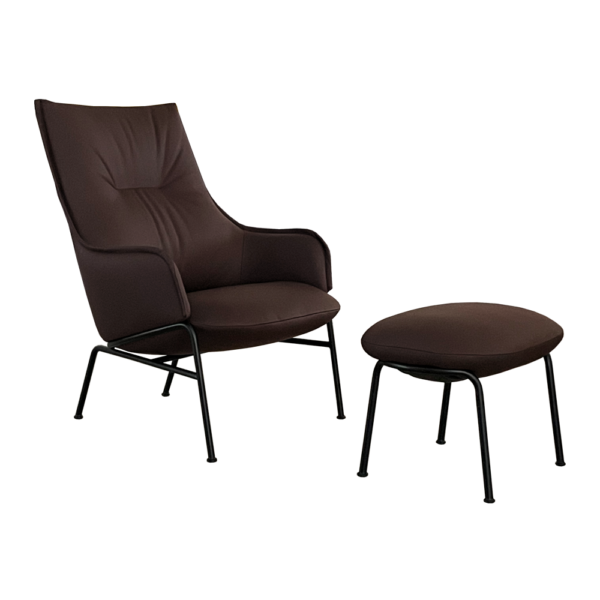 Aloe Lounge Chair & Foot Stool