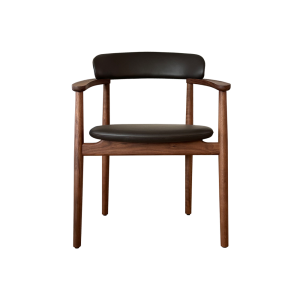 Notch Chair with Arms - Upholstered Back