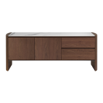 Walnut - White Calacatta