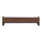 Walnut - White Calacatta