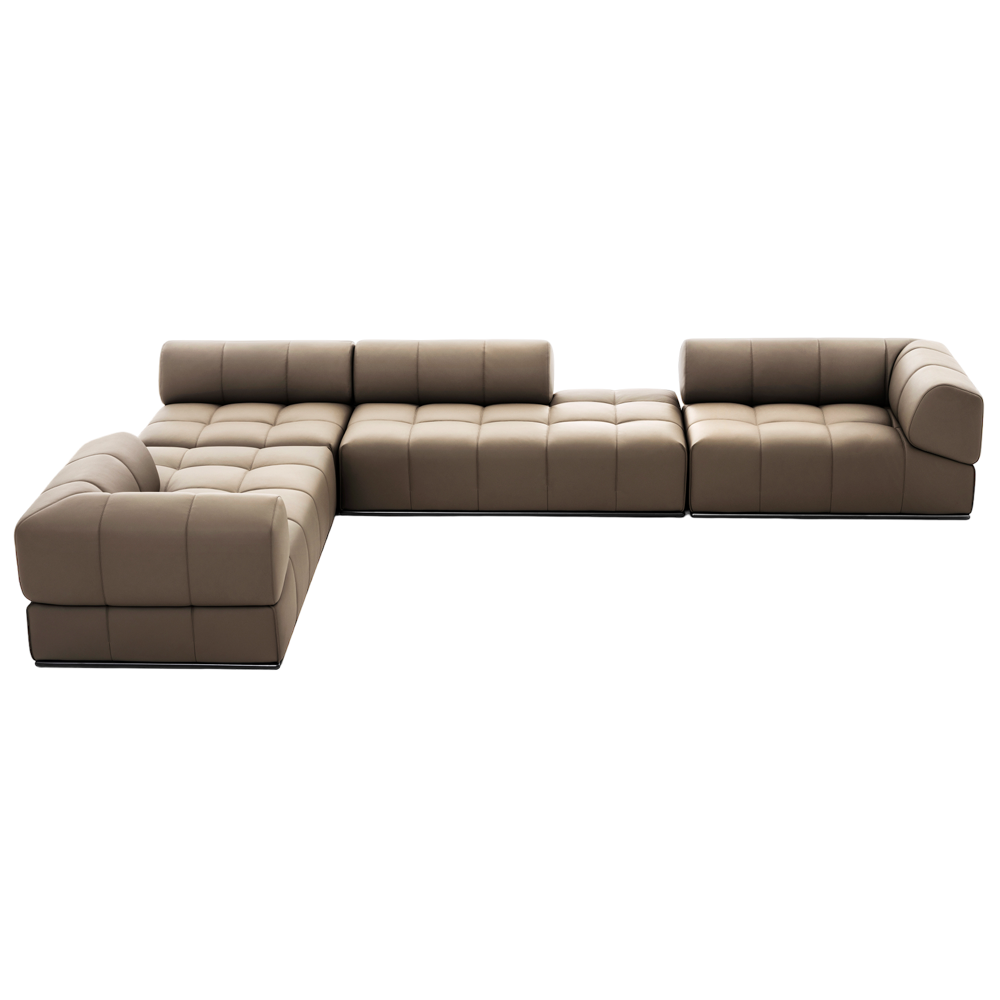 Plaid Modular Sofa