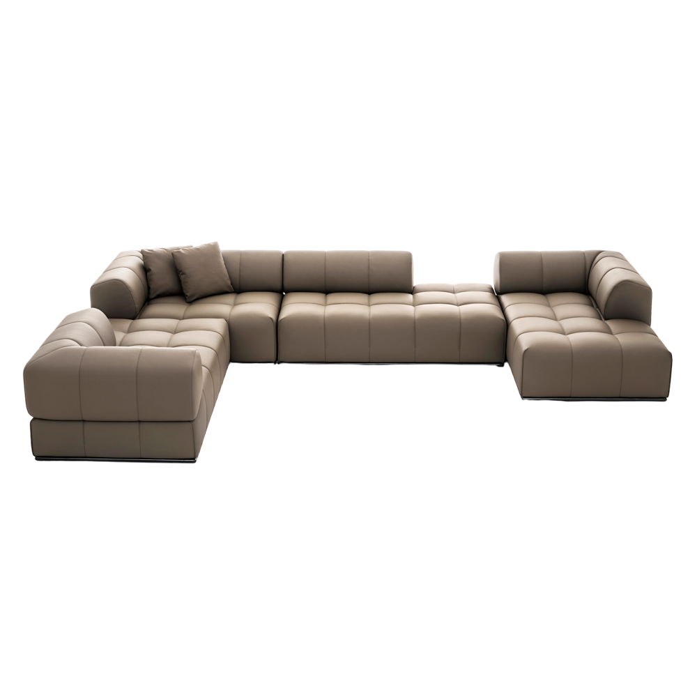 Plaid Modular Sofa Made Make