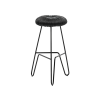 Donut All Black Counter Stool