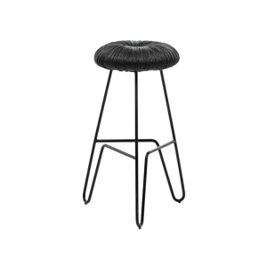 Donut All Black Counter Stool