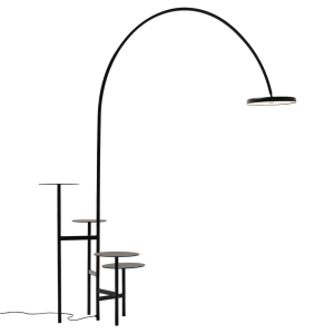 Ikebana Arch Floor Lamp/ Side Table