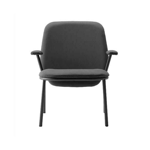 Lana Metal High Back Lounge Chair with Arms
