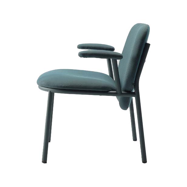 Lana Metal Lounge Chair with Arms