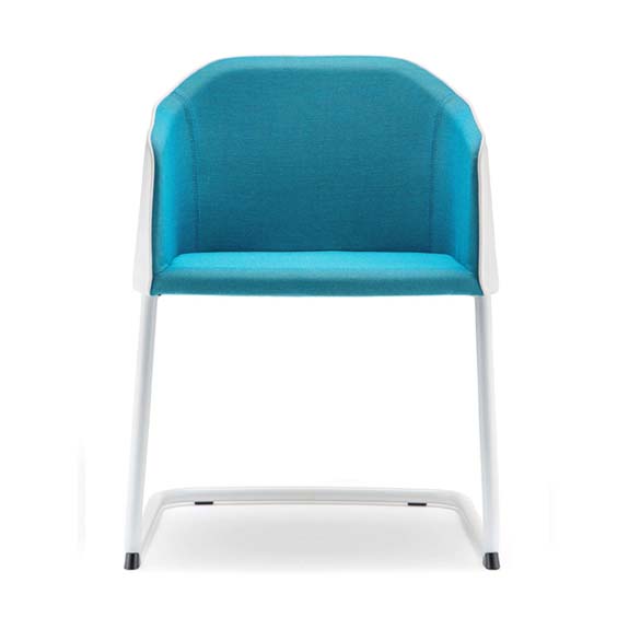 Laja Chair with Arms - Cantilever Base