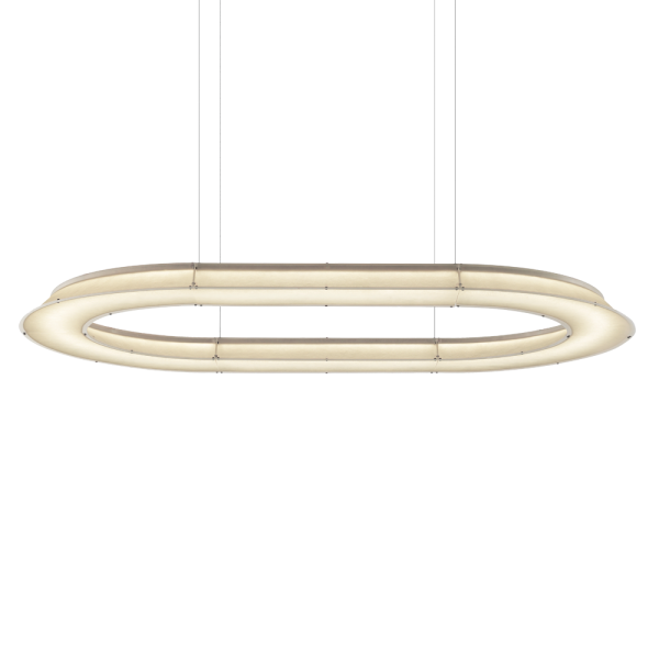 Cast Suspension Lamp - Oblong